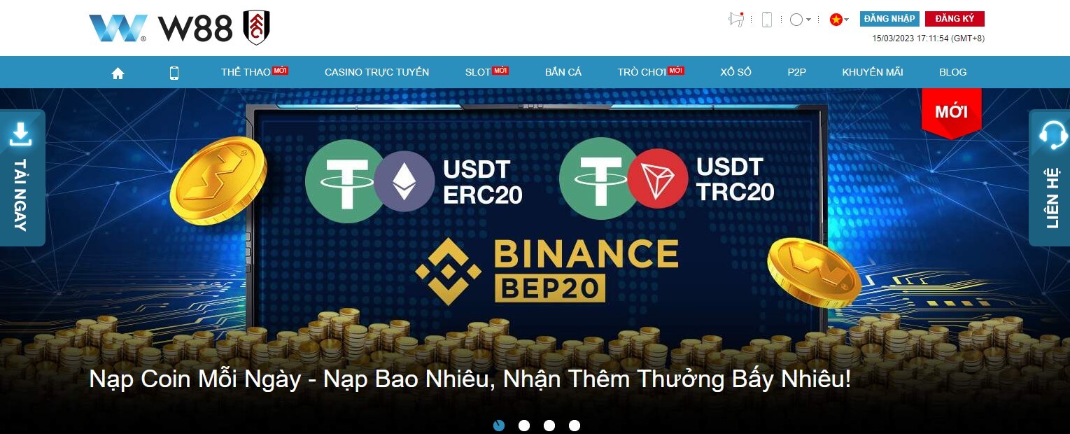 Ưu điểm của trang xóc đĩa online uy tín W88